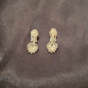 Vintage Rhinestone Drop Earrings